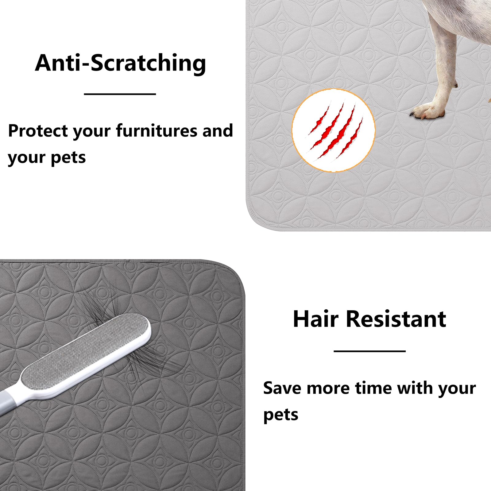 Tuffeel Waterproof Couch Cover for Dogs - Washable Pets Furniture Protector