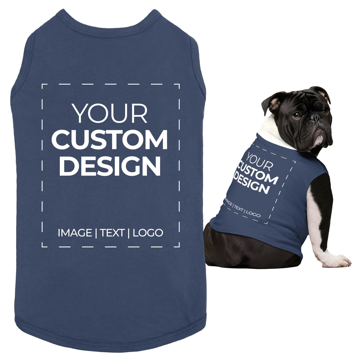 Apparelyn Custom Dog Shirt Design – Dog T-Shirt with Logo, Text or Image Print Custom t Shirt, Clothes for Dogs