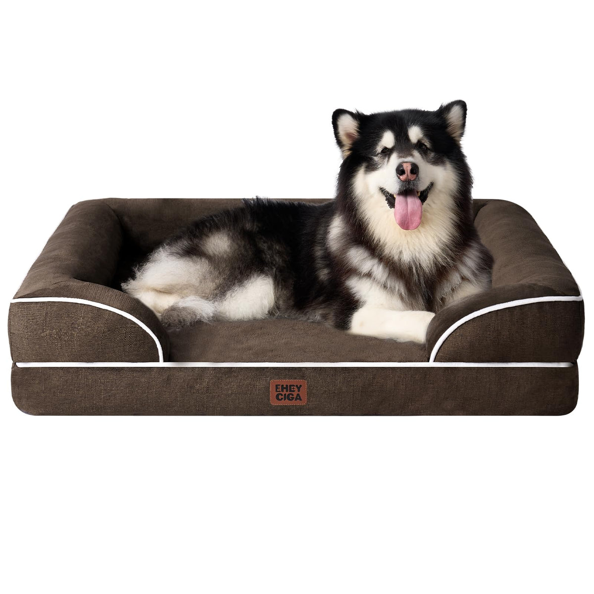 EHEYCIGA Orthopedic XXL Dog Bed, Waterproof Washable XL Big Pet Bed 52"