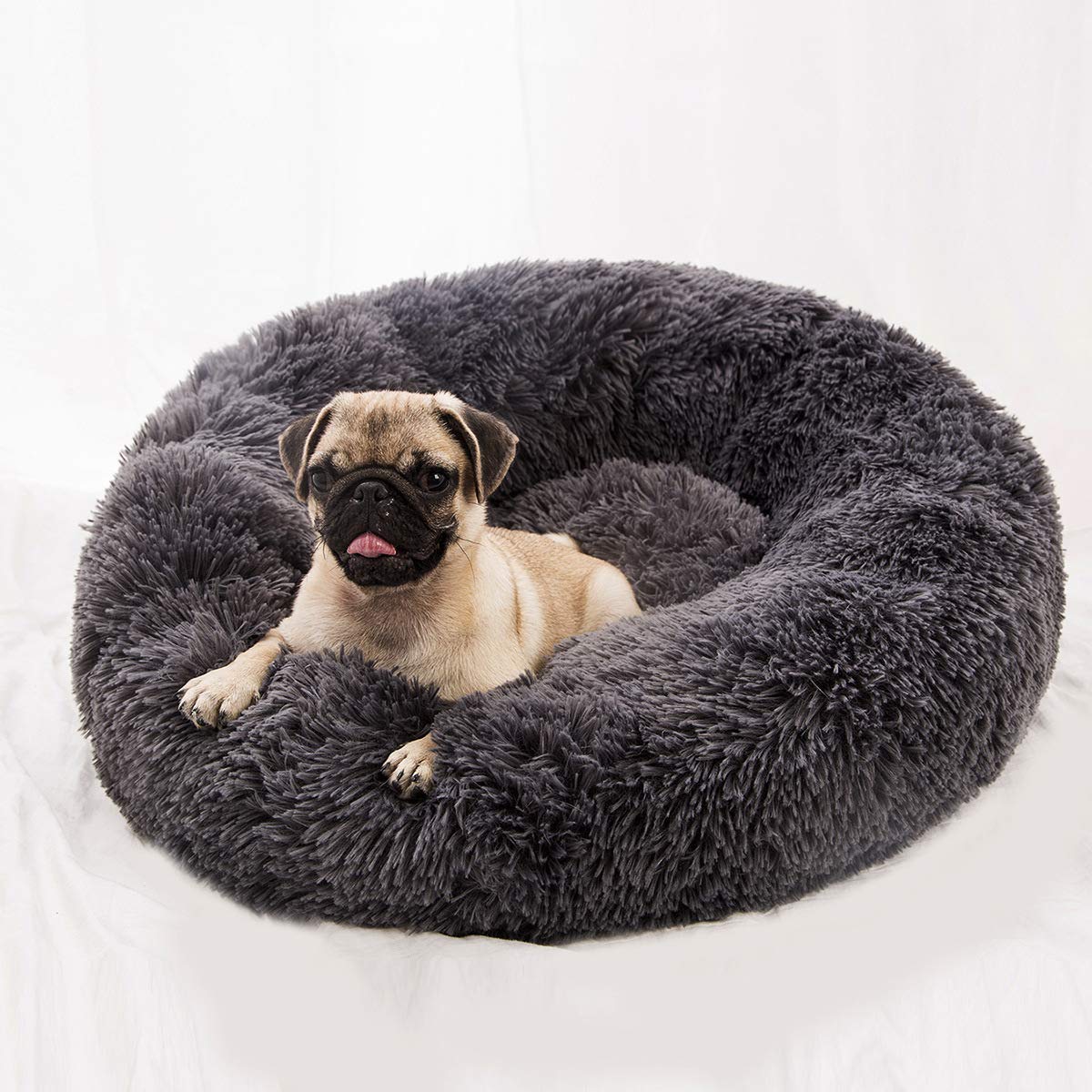 Cat Bed for Indoor Cats,Mini Plush Self Warming Kitten Bed, 20 Inch