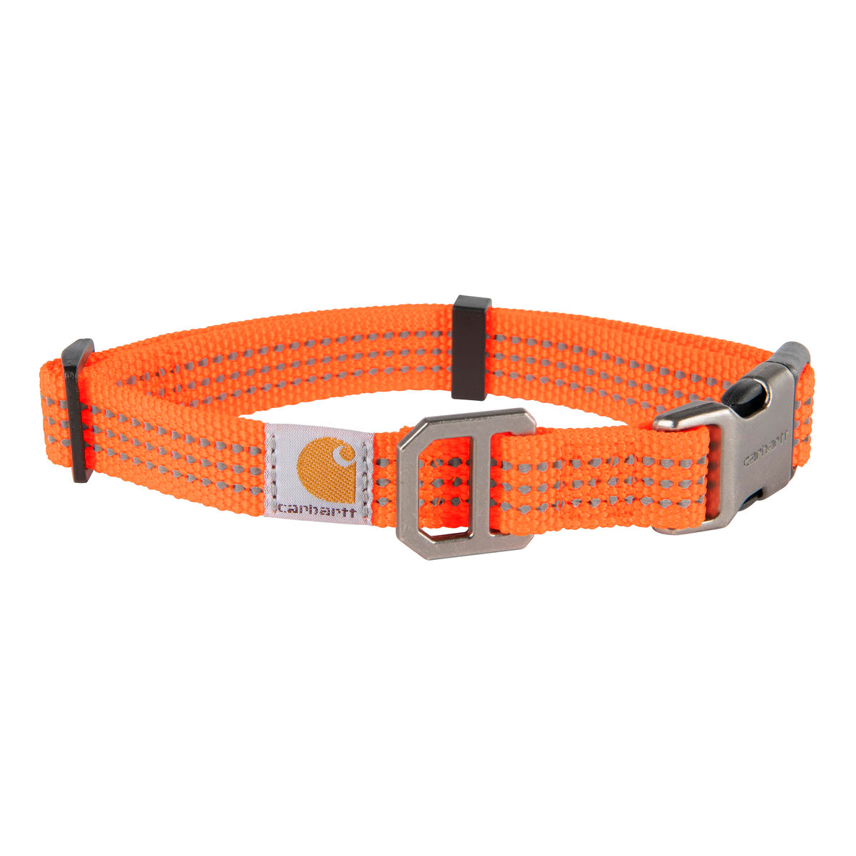 Carhartt Nylon Duck Dog Collar, Fully Adjustable Durable 2-Ply Cordura Nylon Canvas Collars for Dogs, Brite Lime, Large