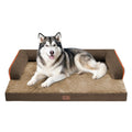 MEKIY Orthopedic Waterproof Dog Bed with Bolster for Extra Large Size Dogs