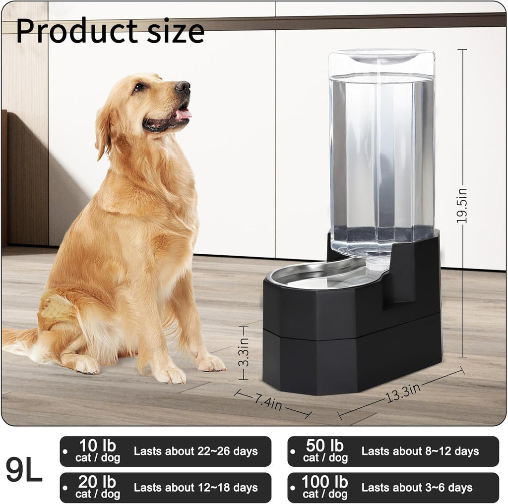Sfozstra 9L Elevated Dog Water Dispenser: Senior Dog Friendly