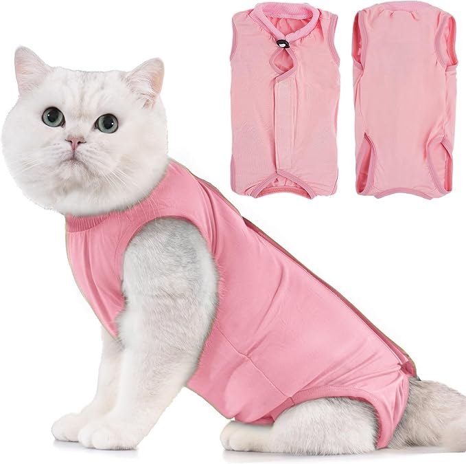 Avont Cat Recovery Suit - Kitten Onesie for Cats After Surgery
