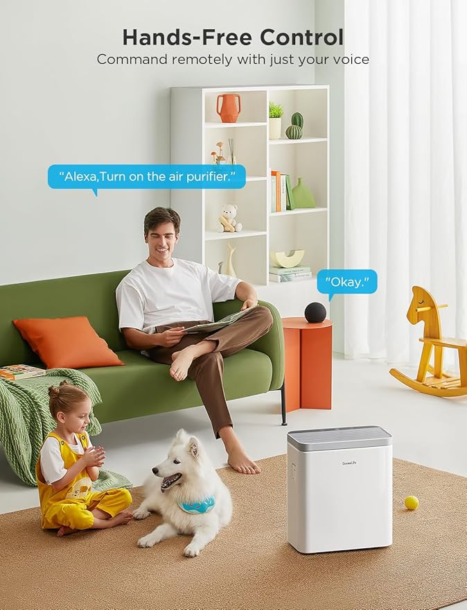 GoveeLife Smart Air Purifier for Home Large Rooms, Covers up to 1046 ft²