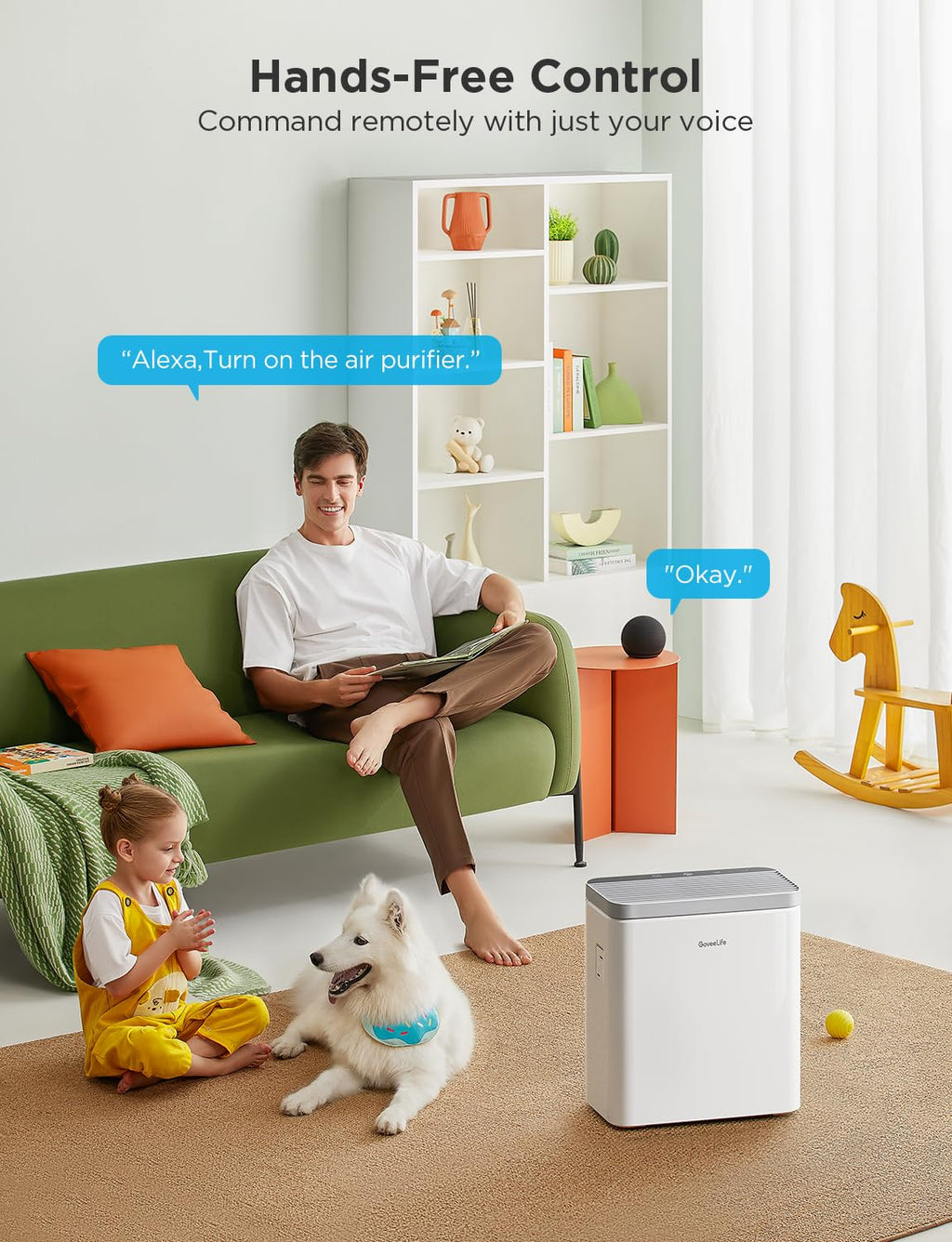 GoveeLife Smart Air Purifier for Home Large Rooms, Covers up to 1046 ft²