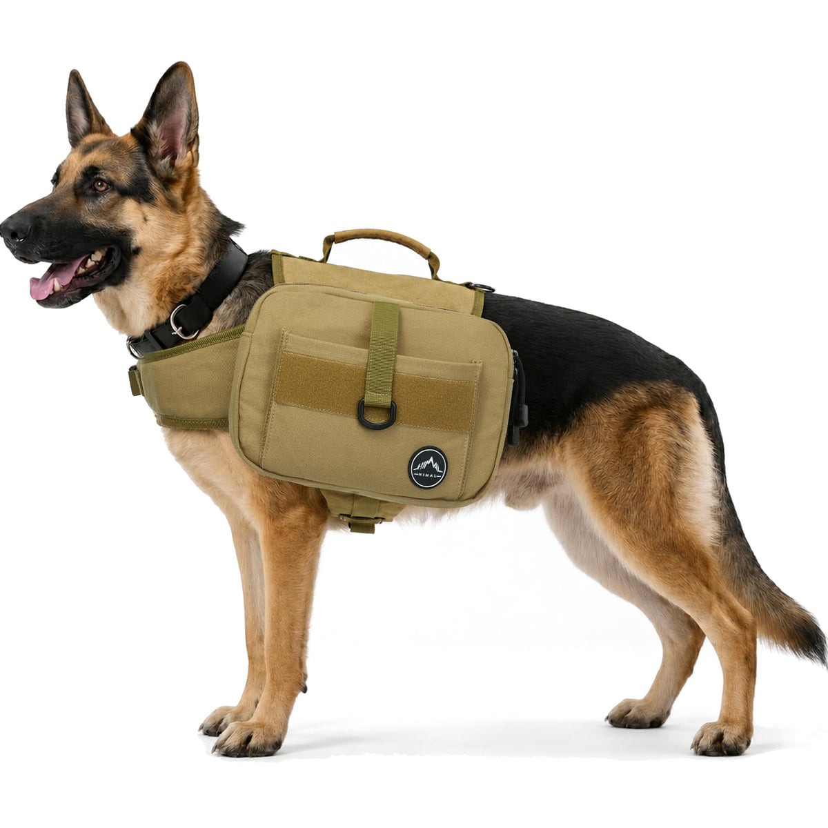 Himal Outdoors Dog Backpack & Saddle Bag, Tactical Hiking Backpack Black