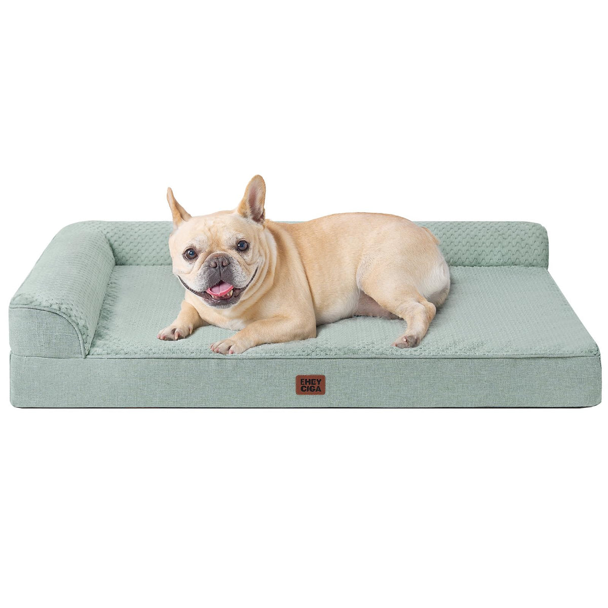 EHEYCIGA Orthopedic Dog Bed Medium Size, Memory Foam Dog Bed, Navy Blue