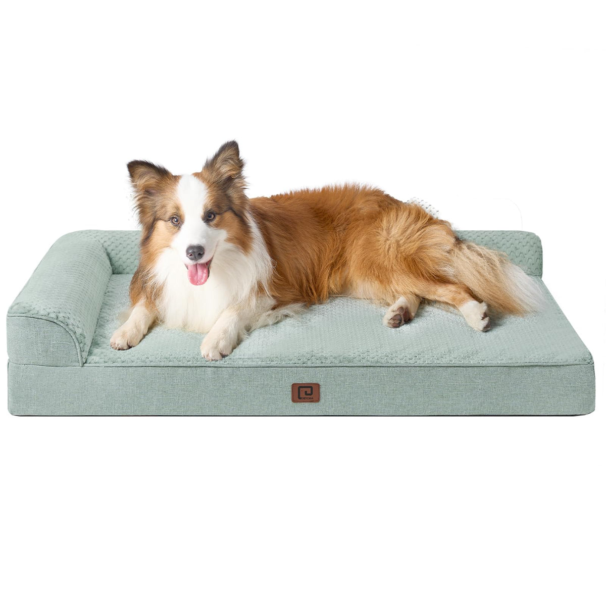 EHEYCIGA Orthopedic Dog Bed Medium Size, Memory Foam Dog Bed, Navy Blue