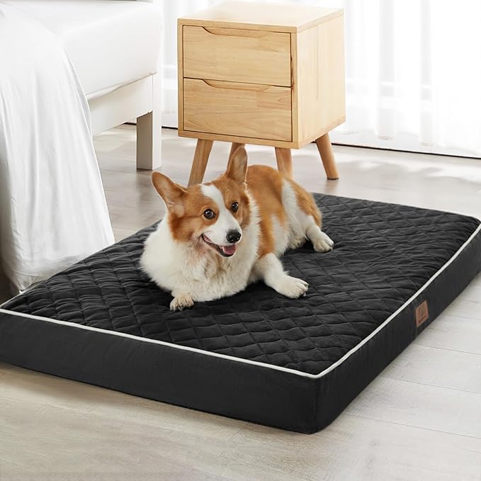 WNPETHOME Orthopedic Waterproof XL Dog Bed for Crate Cozy Sleep