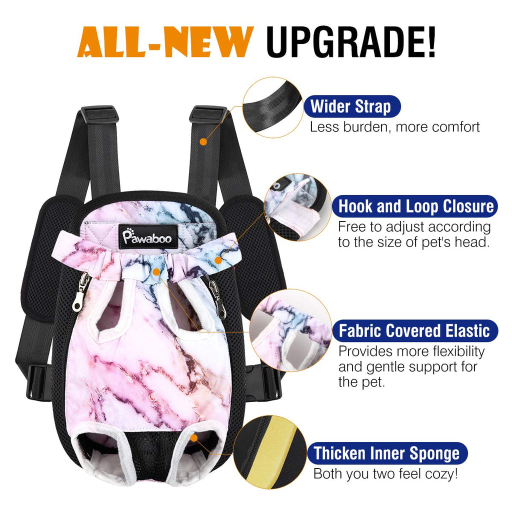 Pawaboo Pet Front Carrier Backpack for Small Medium Dogs