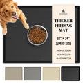 AVERYDAY 23x16 Waterproof Silicone Dog Food Mat, Raised Edge Placemat