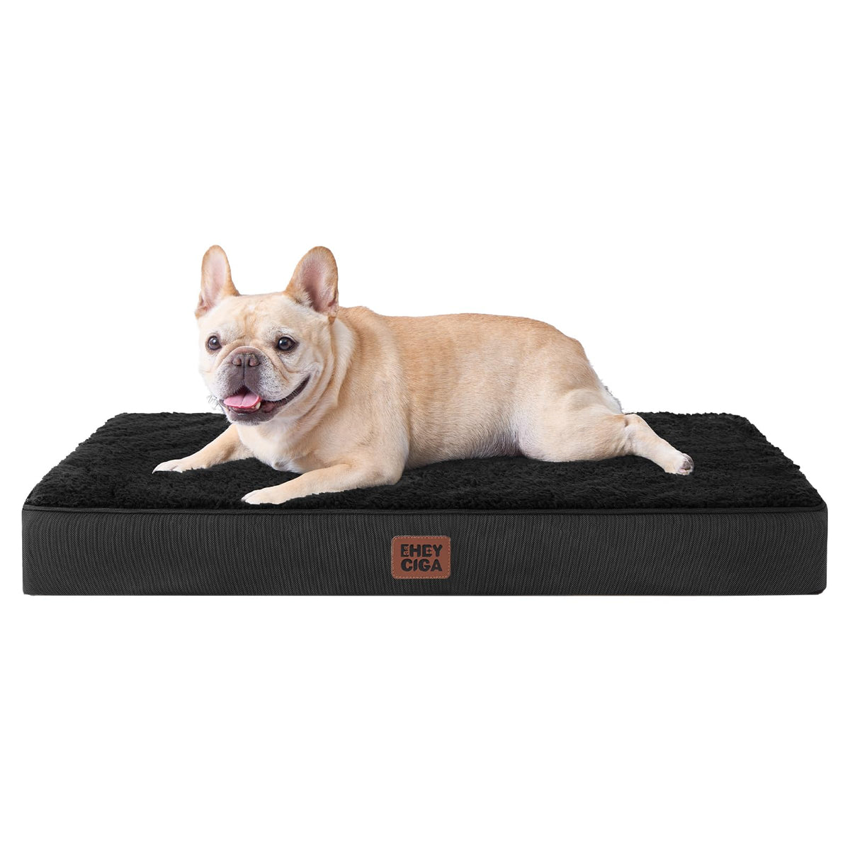 EHEYCIGA Orthopedic Dog Beds, Egg Crate Dog Bed Pet Mat with Washable Removable Cover, All Size Dogs