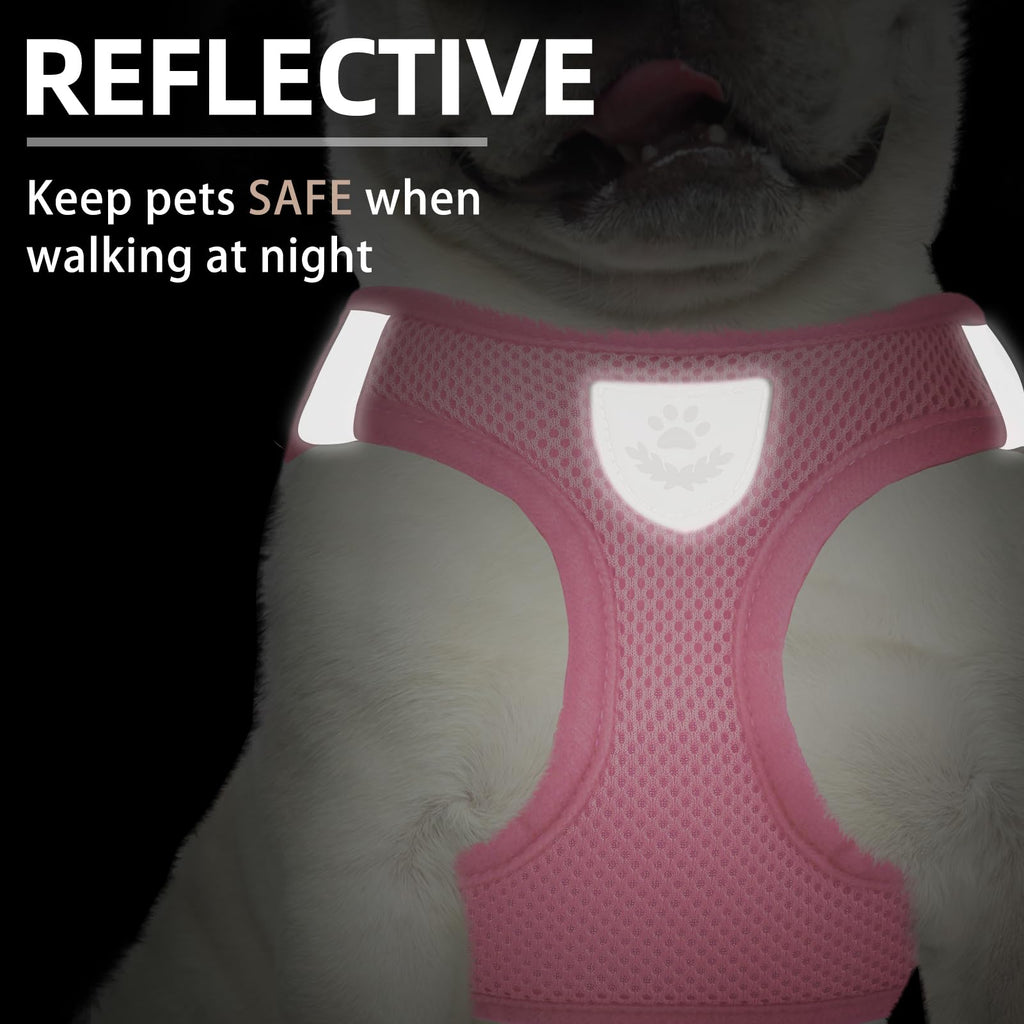 PUPTECK Dog Harness, Collar and Leash Set No Pull for Small Medium Sized