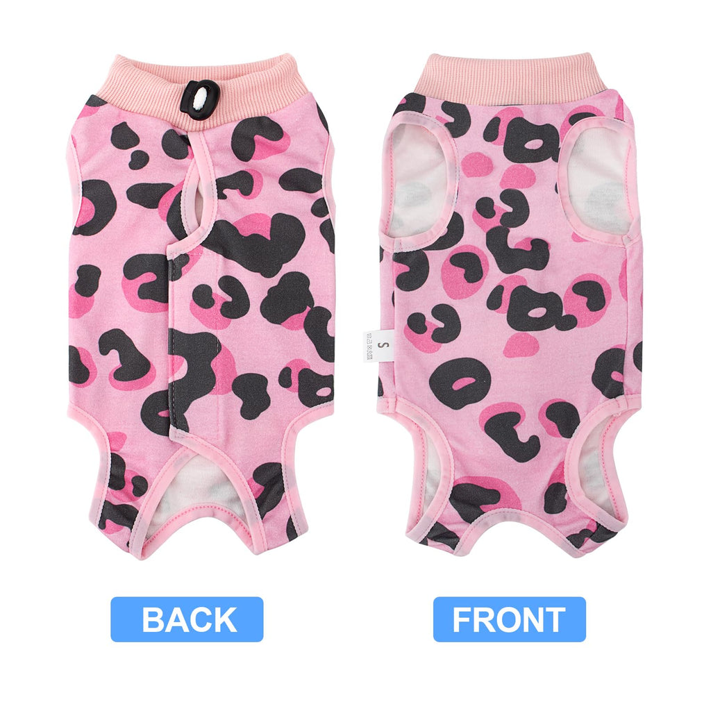 Coppthinktu Cat Recovery Suit Female, Breathable Cat Onesie After Surgery Female for Abdominal Wounds or Skin Diseases, Surgery Recovery Suit Kitten Surgical Onesie After Spay Wear Anti Licking