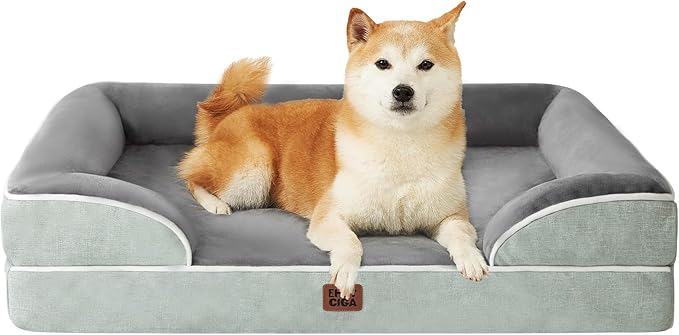 EHEYCIGA Orthopedic XXL Dog Bed, Waterproof Washable XL Big Pet Bed 48" — 35.0"l X 22.0"w X 6.5"th