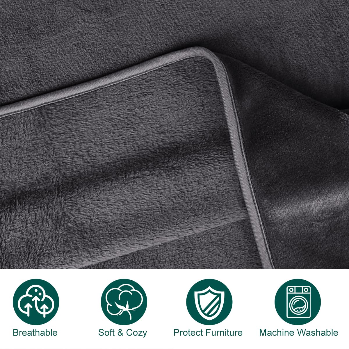 Onarway Dog Blanket Washable for Puppy: 4 Packs Dog Blankets 40”x28”
