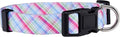Native Pup Easter Dog Collar, Cute Spring Gift for Puppies, Pink Pastel, Eggs, Chicks, Bunny Adjustable for Small, Medium, Large Breeds (Pastel, Small)