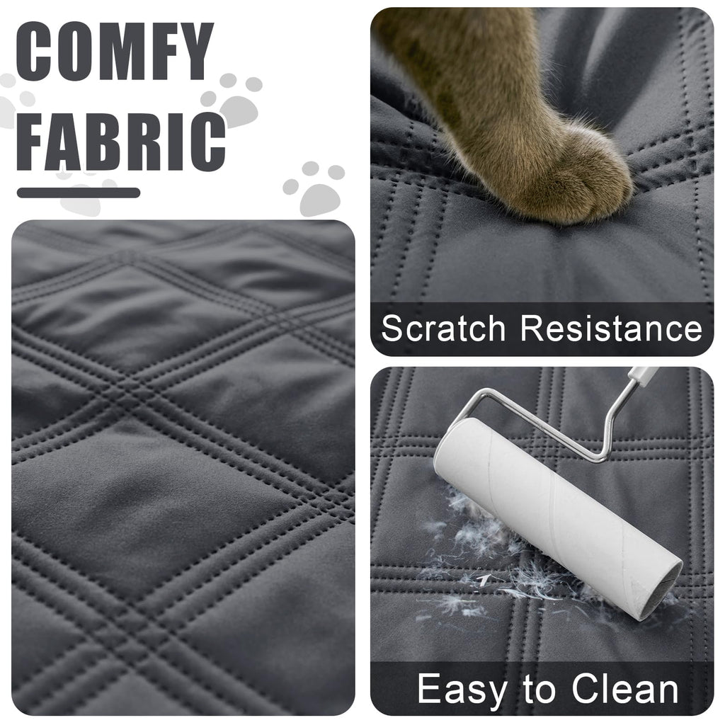 Smiry Waterproof Dog Bed Cover, Reversible Pet Blanket for Sofa Couch