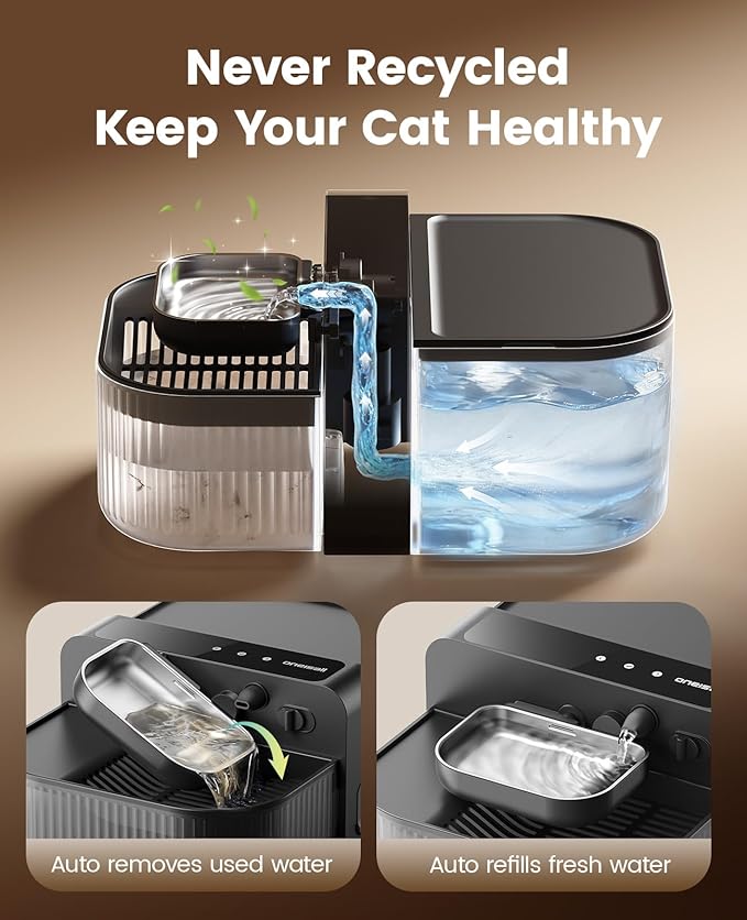 oneisall Cat Water Fountain