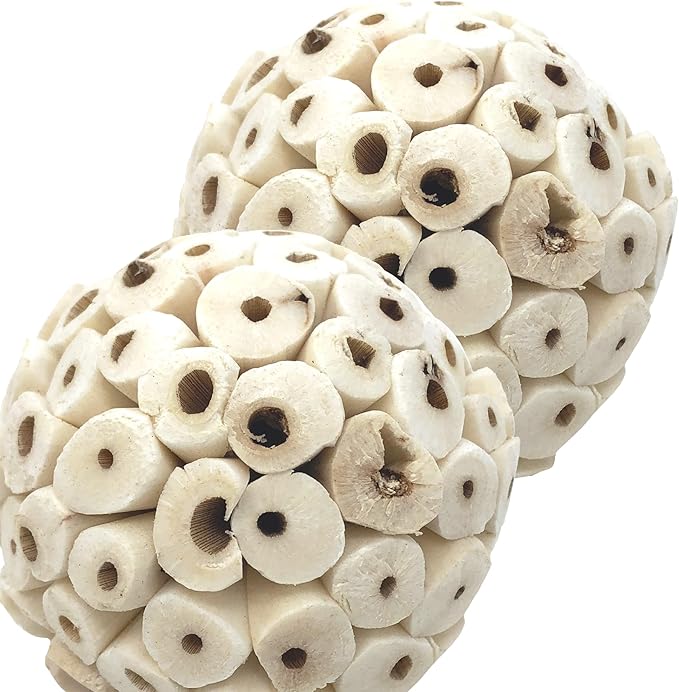Bonka Bird Toys 2117 Pk6 Sola Atta Balls Foot Talon Craft Part Parrot Bird Toys Conure Parakeet Cockatiel