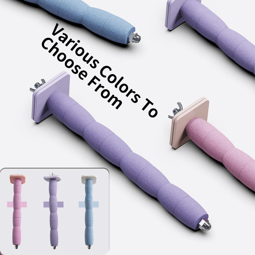 YOOSO WING Parrot Perch Birds Nail File Perch Abrasive Surface Ceramic Paw Grinding Stick – Bird Nail File – for Parrots, Budgies, Parakeets, and Cockatiels Bird Cage Accessory (Purple, 7.8Inch)