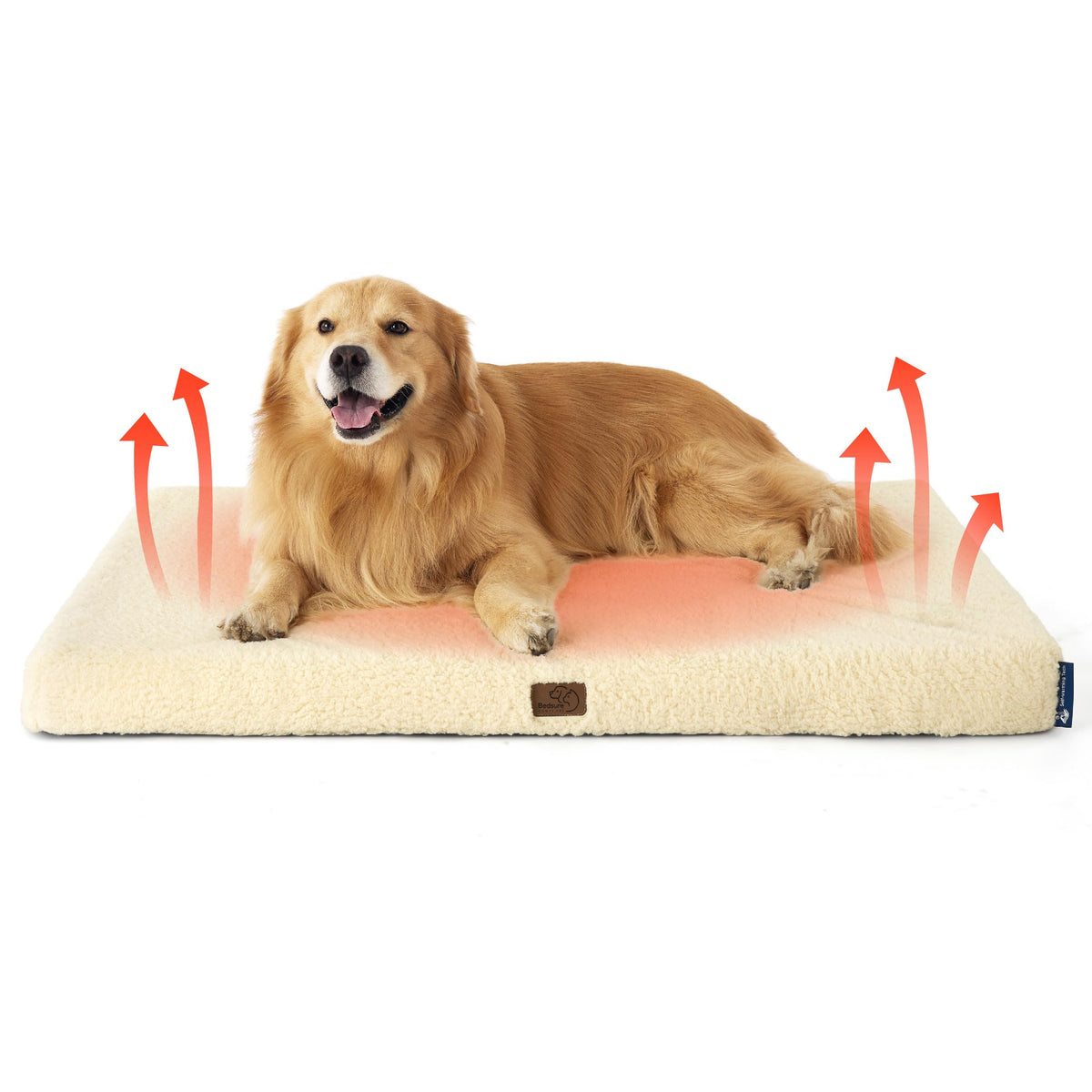 Bedsure Small Dog Bed, Cat Puppy Bed with Comfy Sherpa, 24"x16" Dark Grey