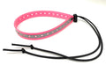 Replacement GPS eCollar with Adjustable Bungee, Multi-Hole Design, and Secure Toggle Closure for Small Dogs (Reflective Pink, Small Neck)