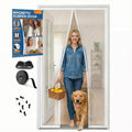 CANLENE Premium Magnetic Screen Door, Heavy-Duty Reinforced Mesh, Ultra-Dense Weave, Smooth Auto-Close, Pets & Kids – Hands-Free, No-Gap Seal