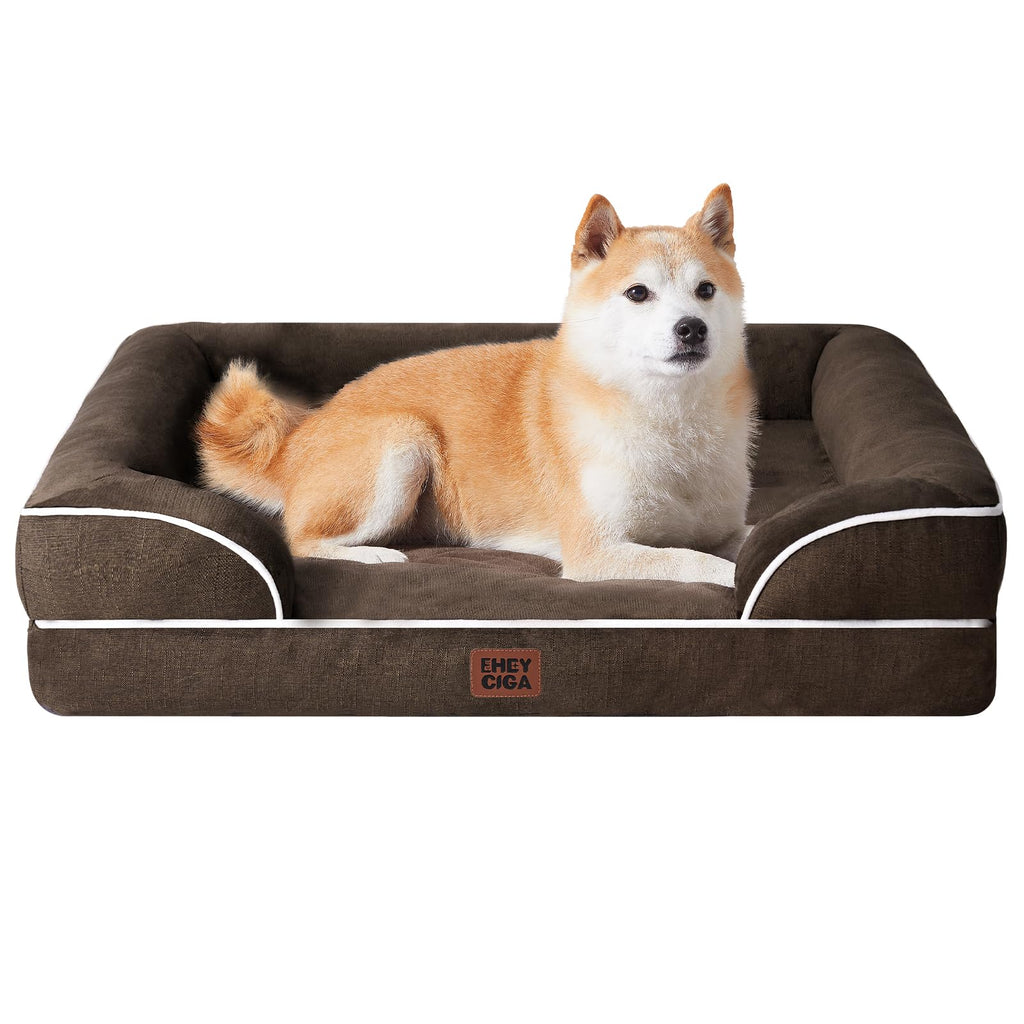 EHEYCIGA Orthopedic Dog Beds Large Sized Dog, Waterproof Washable Pet Bed