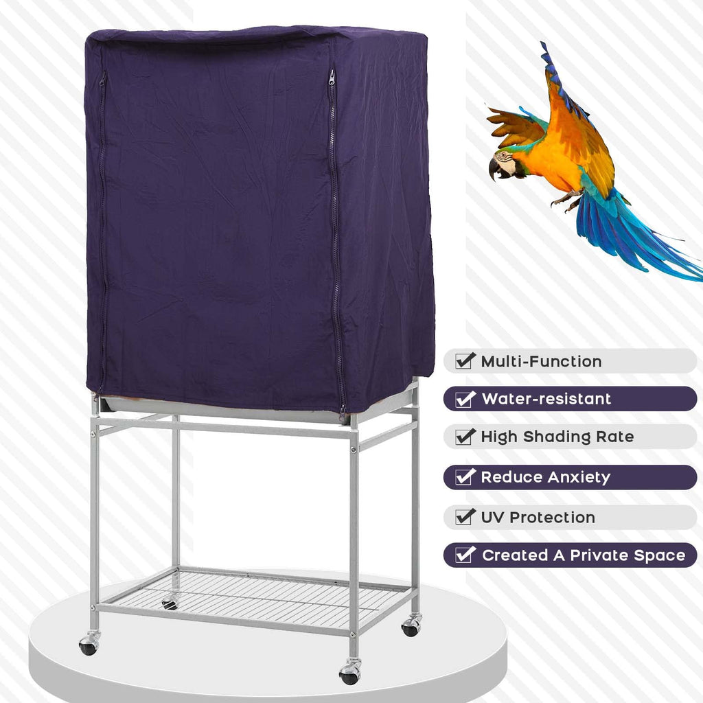 QBLEEV Birdcage Covers, Breathable Universal Bird Parrot Cage Cover Shade