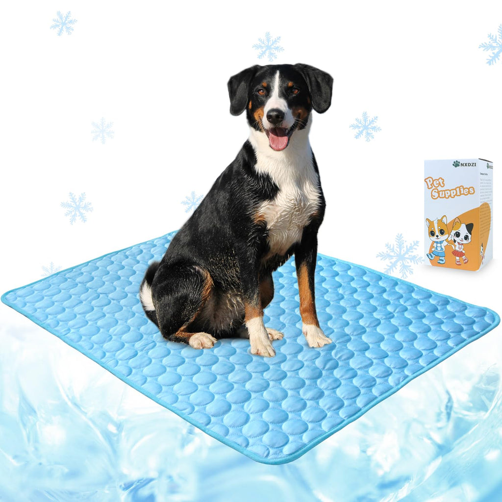 NXDZI Dog Cooling Mat for Dogs, Pet Cooling Pad Bed for Dog Easy Washable for All Types of Pets and Perfect for Both Indoor and Outdoor Use, Including Car Seats 40" x 28"
