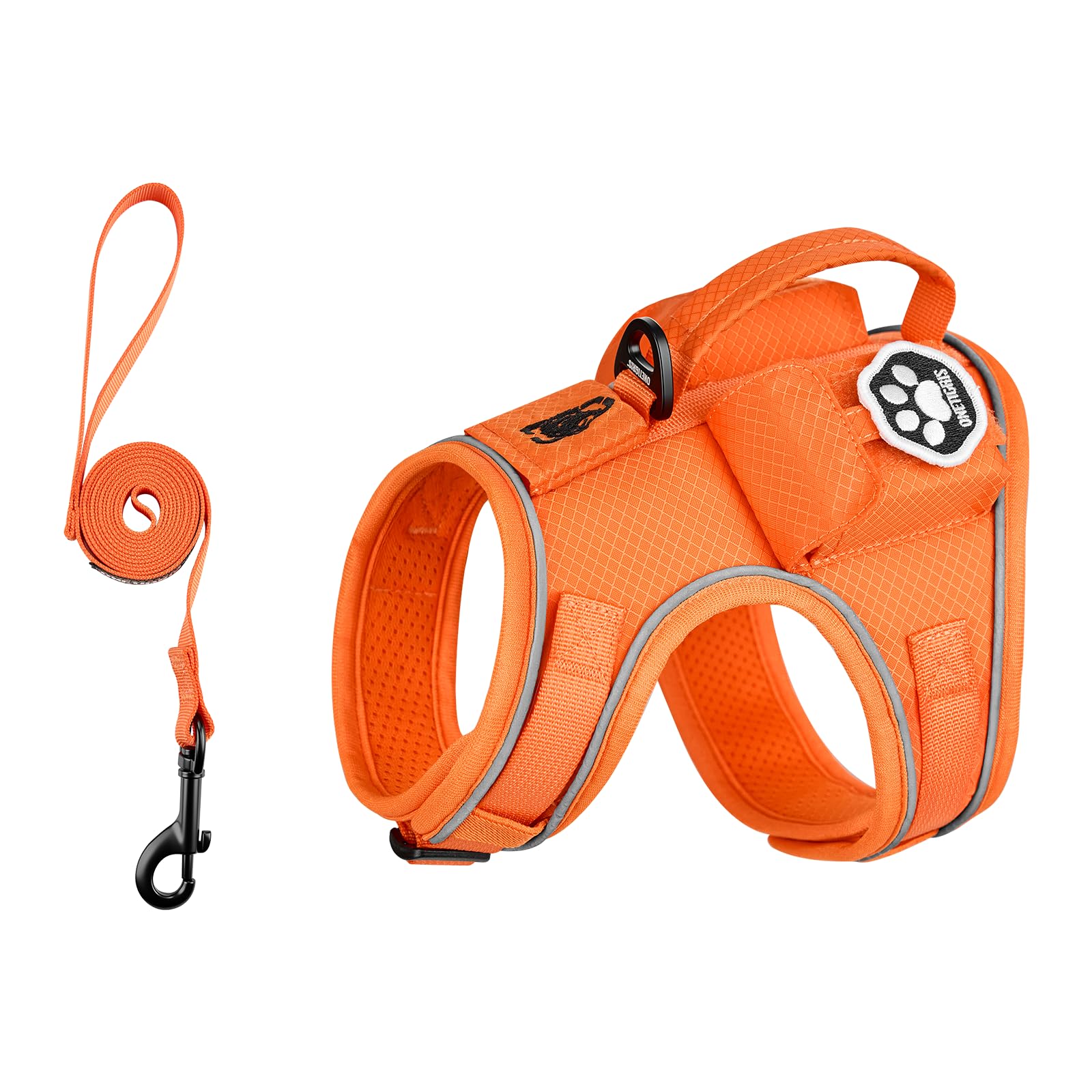 OneTigris Tactical Cat Harness and Leash Escape Proof Soft Adjustable