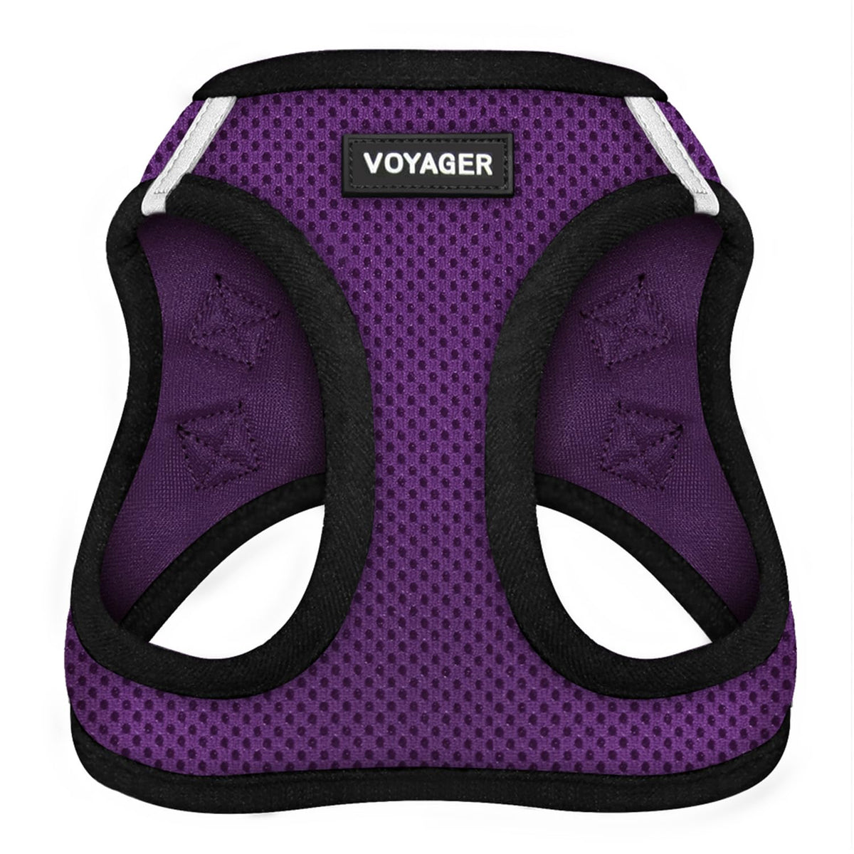 Voyager Step-in Air Dog Vest Harness - Black/Black Trim, Medium
