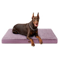 EHEYCIGA Orthopedic Dog Bed Large with Removable Washable Cover, 47IN Beige