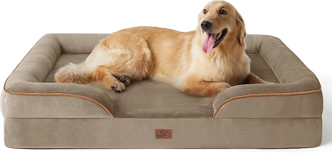 Bedsure Orthopedic XXL Dog Bed Extra Large with Removable Washable Cover
