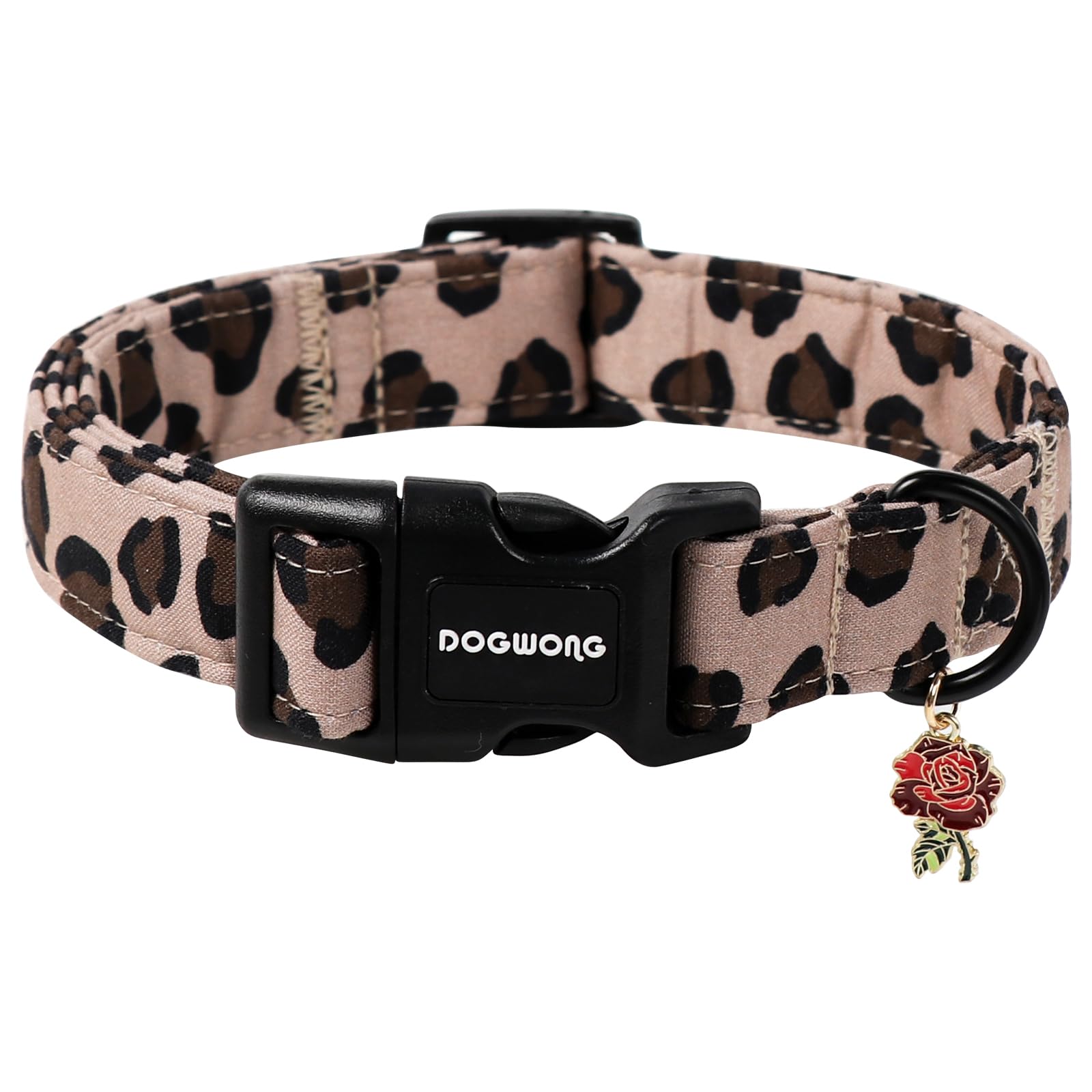 DOGWONG Fall Pumpkin Dog Collar- Cute Daisy Pumpkin Dog Collars Adjustable Orange Halloween Thanksgiving Dog Collar for Small Medium Large Dogs M — XS — L — XL