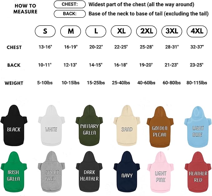 Personalized Name Dog Hoodie, Embroidered Hoodies Pets Name, Custom Pet Memorial, Bright Puppy Sweatshirt, Customized Pet Clothes Warm Winter Outfit for Dogs, Gift for Dog Lovers Style 3