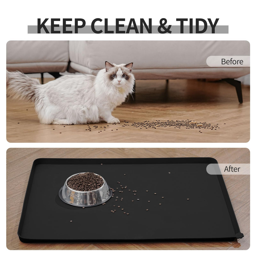 Reopet Silicone Pet Feeding Mat - Waterproof & Non-Slip Dog Cat Placemat