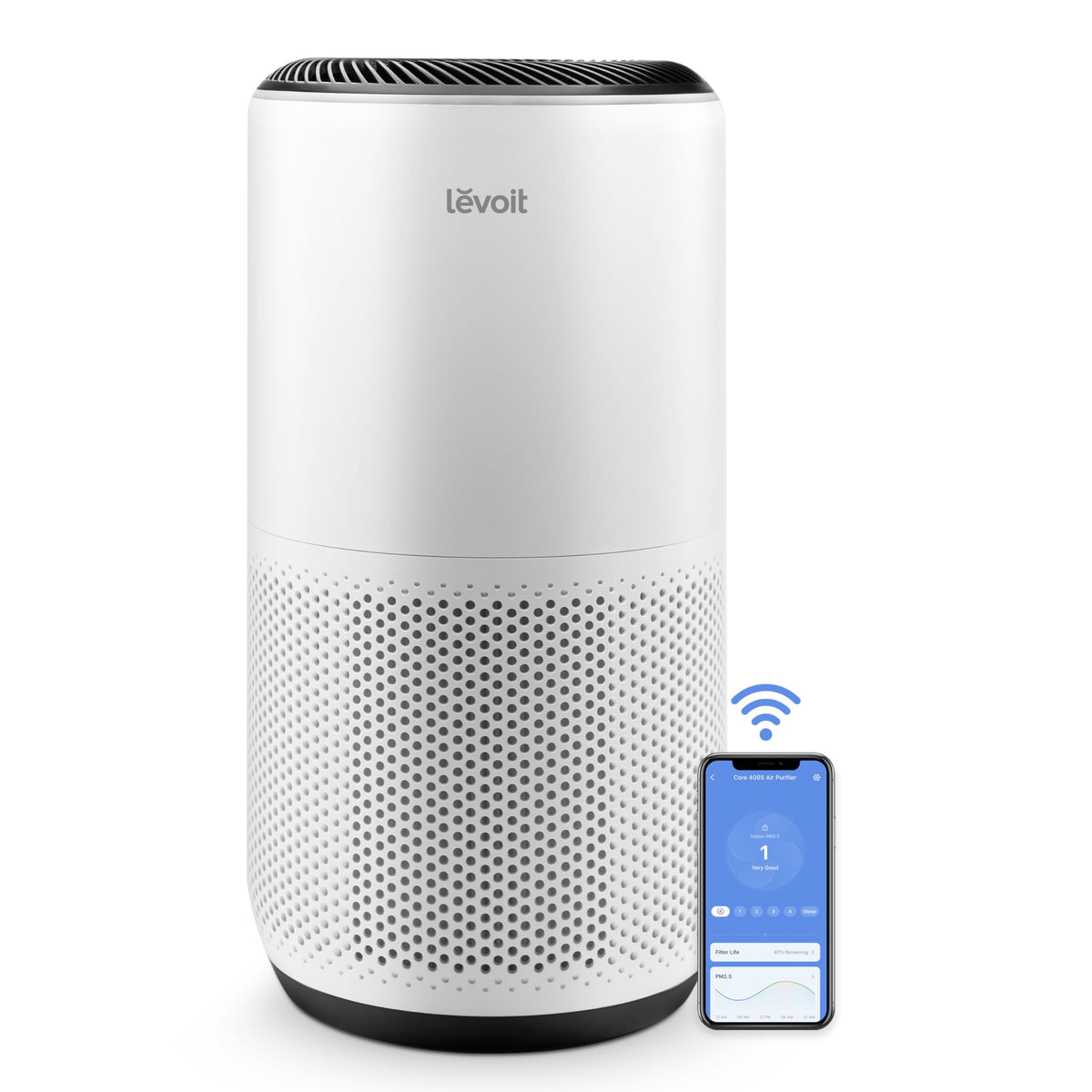 Levoit Smart Air Purifier for Large Room, Washable Pre-Filter EverestAir-P