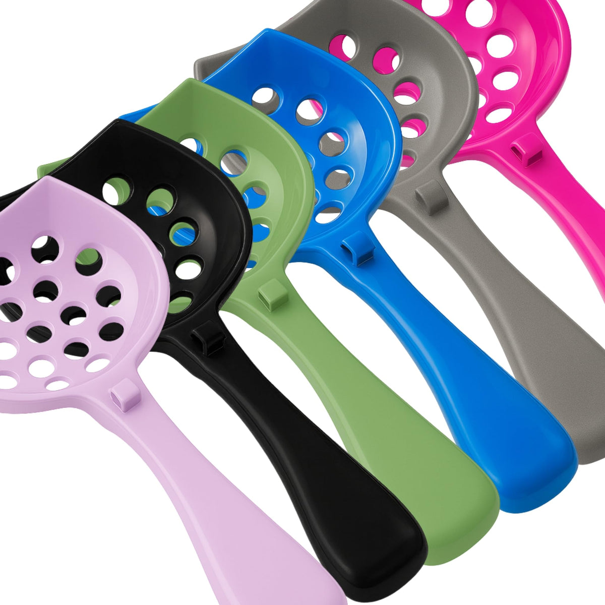 ARMATY Small cat Litter Scooper with Holder: Perfect for Small Spaces. cat Litter Scooper with Holder: Easy to Store Anywhere. cat Scooper for Litter Box - Pellet Litter Scoop (Hot Pink)