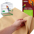 OVESD 30PCS Bird Cage Liners - 13.8x13.8 Inch Leak-Proof Disposable Tray Pads for Parrots, Parakeets, Cockatiels, Lovebirds | Easy-Clean Cage Bottom Paper | Customizable Size