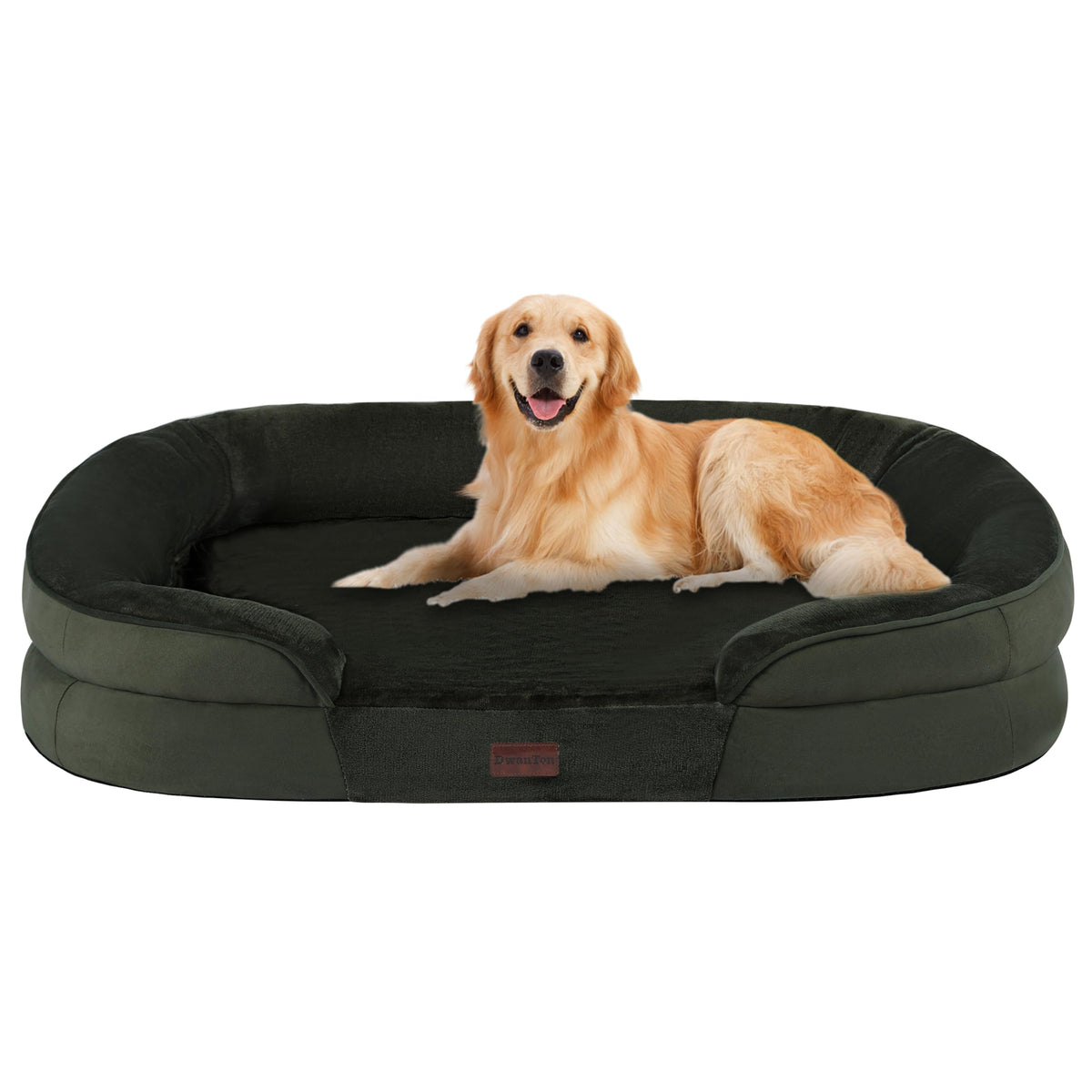 Dwanton Orthopedic Waterproof X-Large Dog Bed Sofa, Gel Memory Foam, 45"