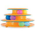 Catstages Tower of Tracks Interactive Cat Toy, 6 Spinning Balls, 10" x 5.3"