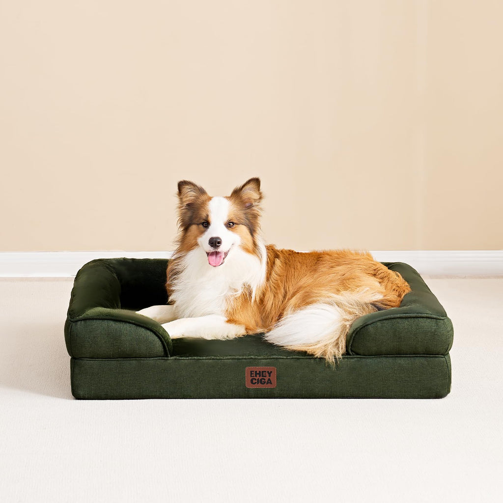 EHEYCIGA Orthopedic Dog Beds Large Sized Dog, Waterproof Washable Pet Bed