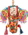 KATUMO Bird Toys Parakeet Toy Cockatiel Shredding Toys Conure Foraging Sola Toys for Conure Cockatiel Parakeet Lovebird Small to Medium Birds