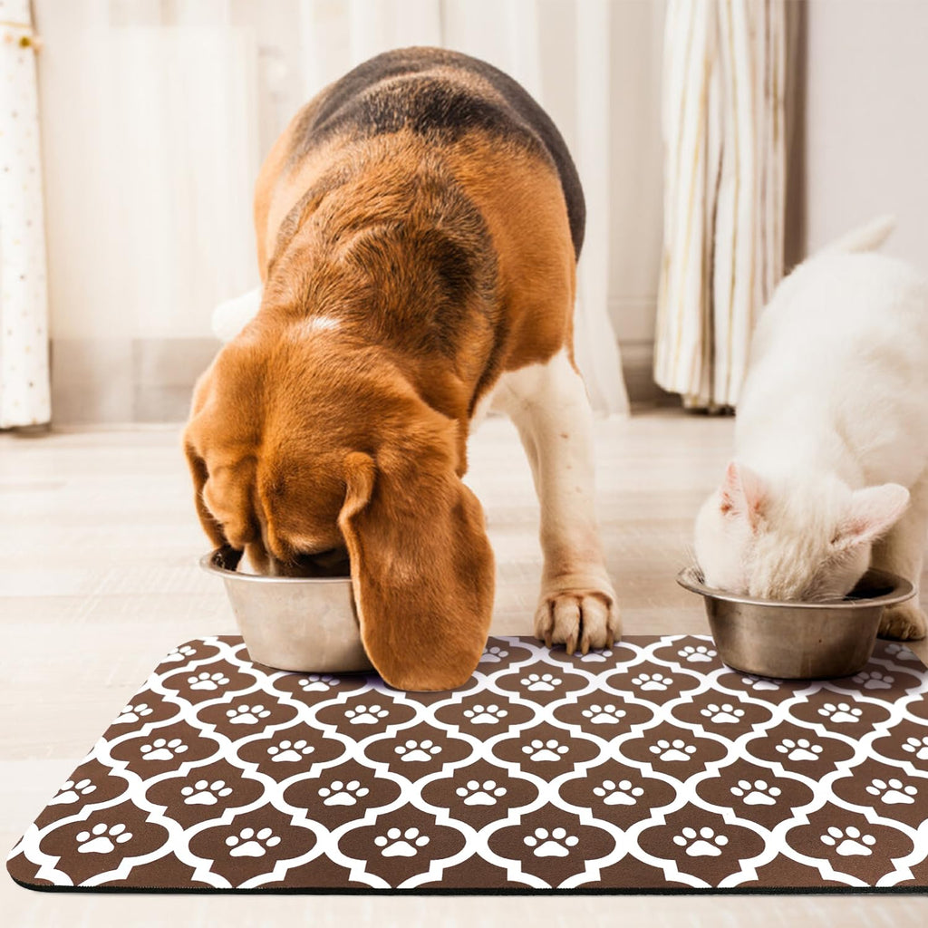 Xspatroias Dog Food Mat 17X30 Inch
