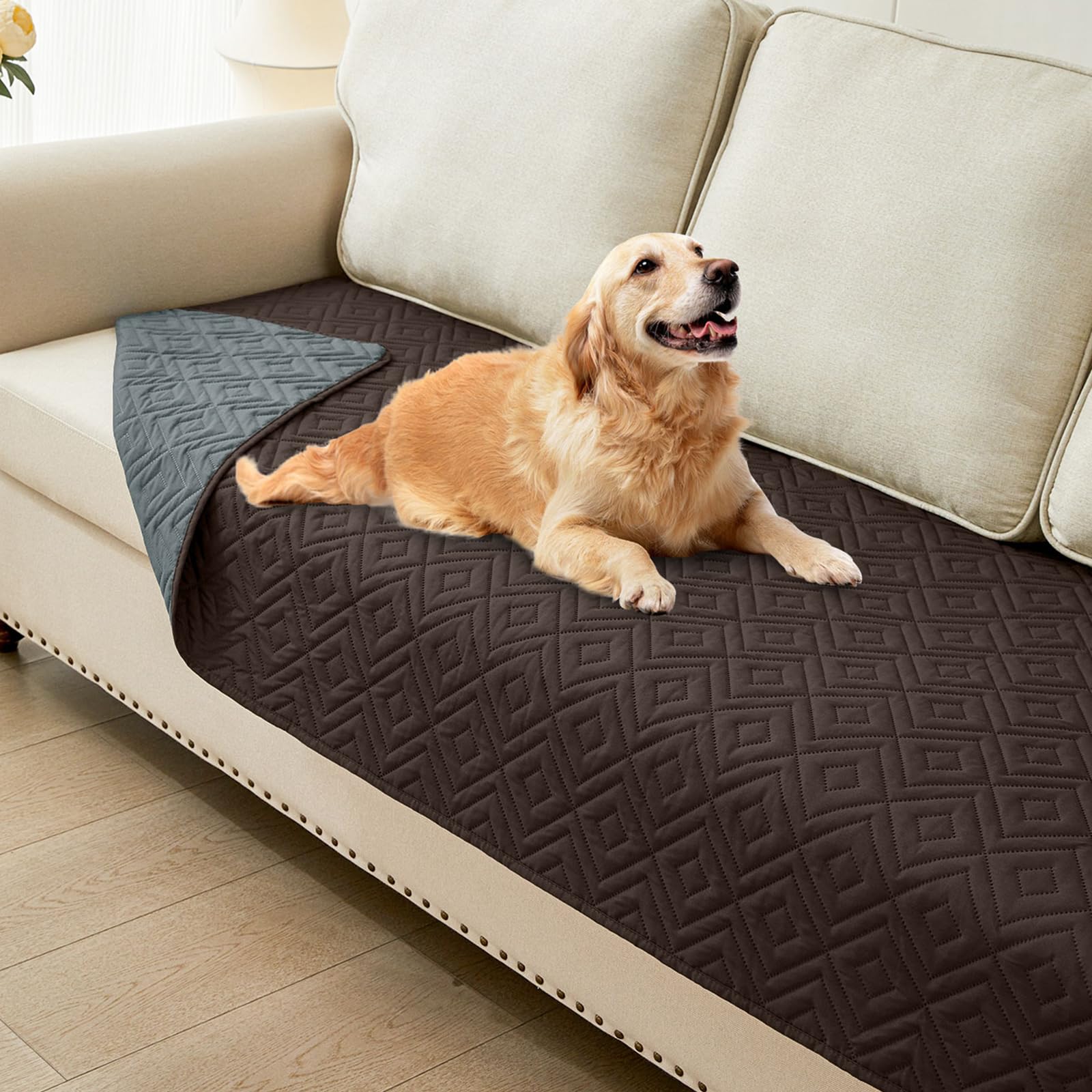 hyha Waterproof Reversible Dog Blanket, Pet Blanket for Sofa Couch — 30x90 Inch