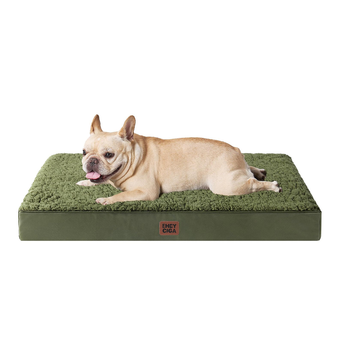 EHEYCIGA Orthopedic Dog Beds, Egg Crate Dog Bed Pet Mat with Washable Removable Cover, All Size Dogs