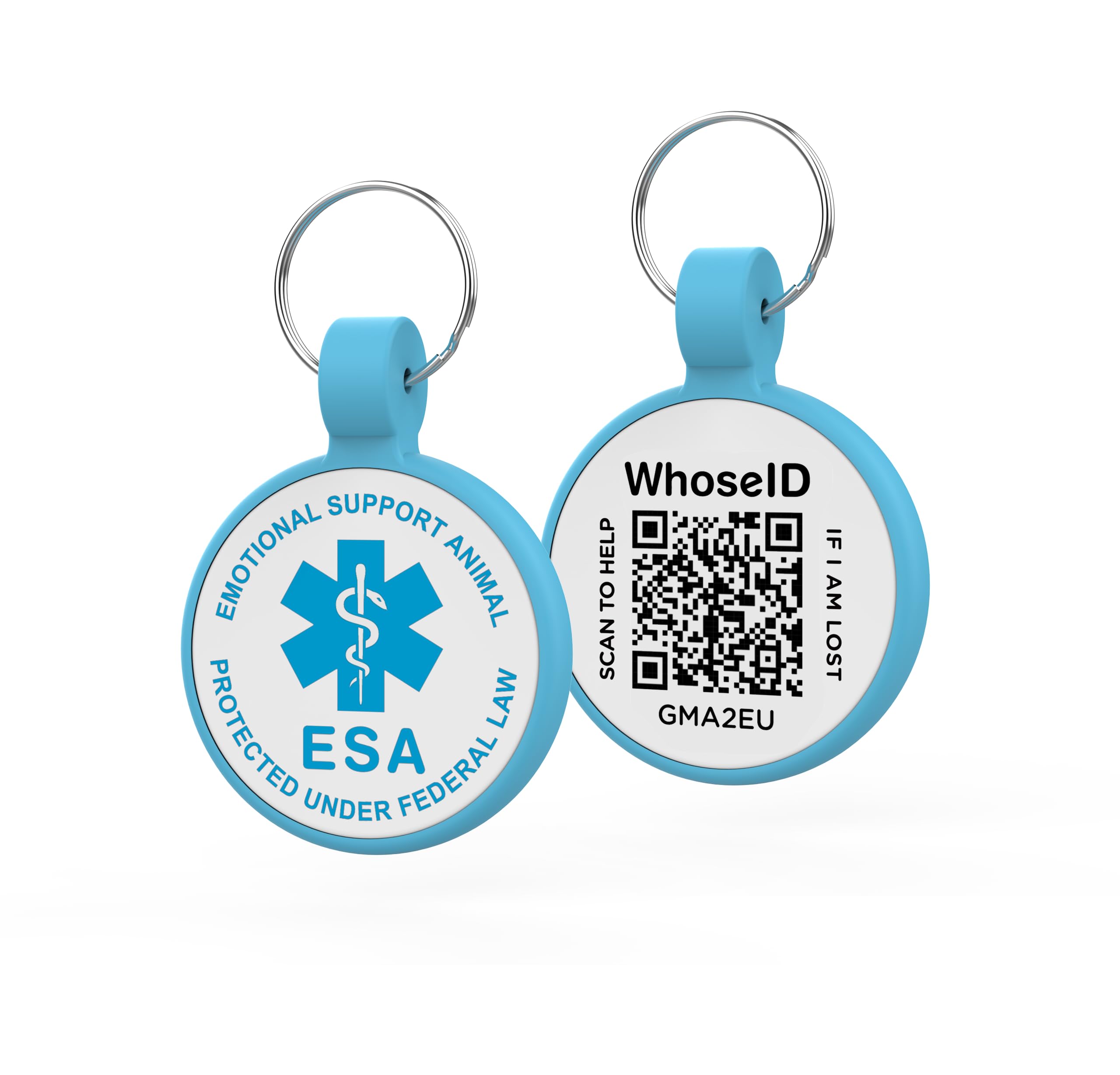 [Pack of 2] Dog Tags Personalized for Pets - Writeable Cat & Dog Name Tag